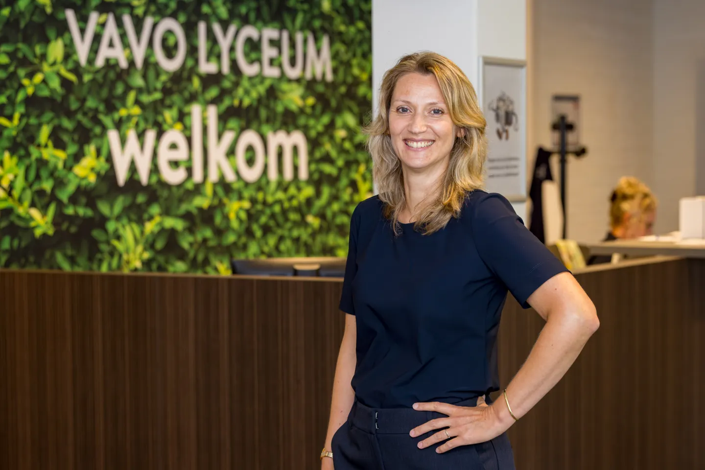 Pauline Krauss rector van het VAVO lyceum