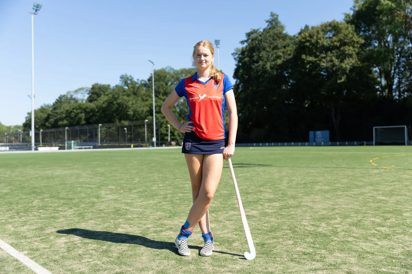 Topsporter Julie speelt hockey op hoog niveau