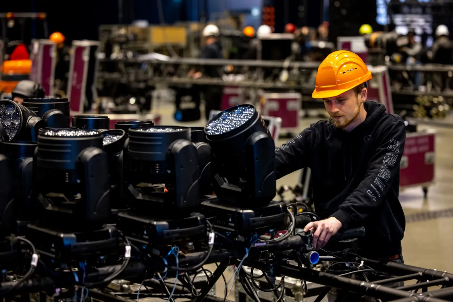 Student Podium- en Evenemententechniek regelt licht bij Ziggo Dome