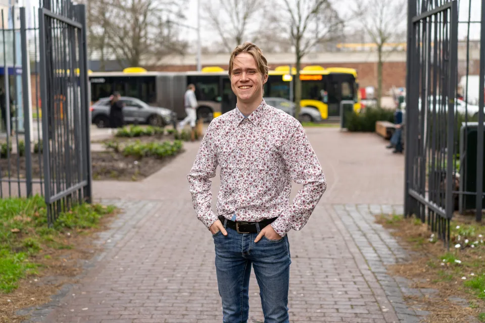 Luka volgt de opleiding Onderwijsassistent op het Welzijn College