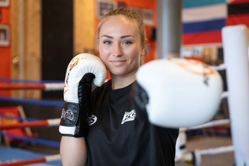 Topsporter Lois volgt een studie bij het Sport College