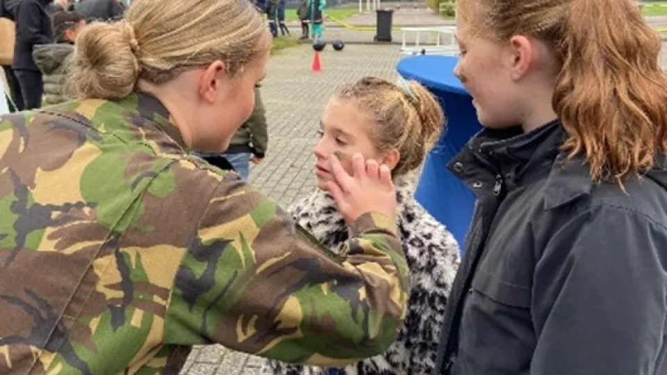 student veva op veiligheidsdag