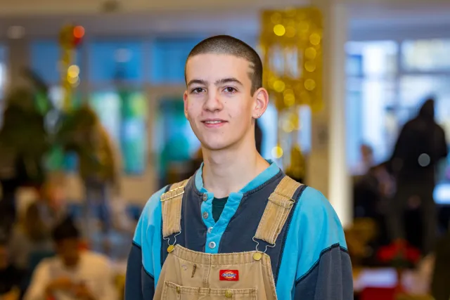 Student havo eenjarig op het VAVO Lyceum 