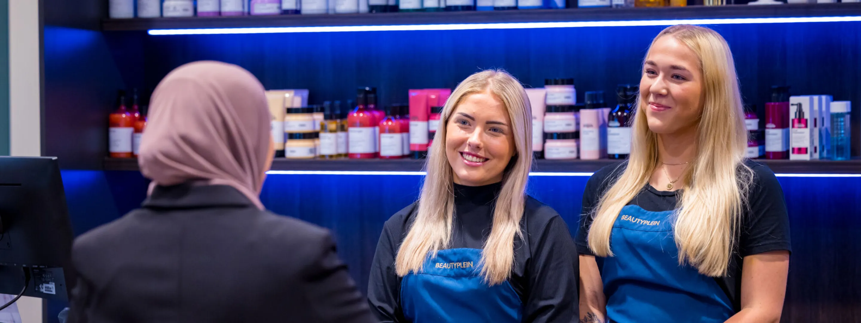 Studenten doen praktijkervaring op bij het Beautyplein